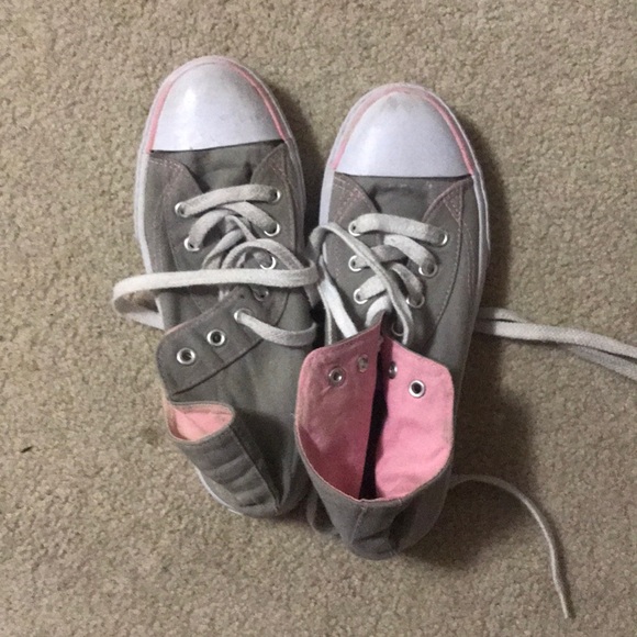 Pink and Grey high tops - Picture 2 of 4